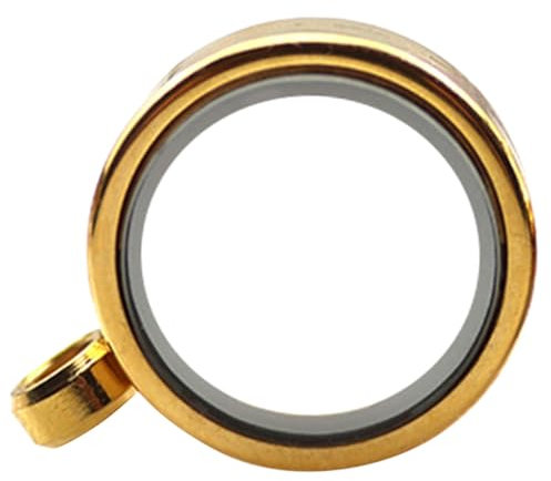 DOITOOL Fotoanhänger Aus Glas Doppelseitiger Charm Zur Schmuckherstellung Offene Fassung Für Diy Halskette Anhänger Robustes Material Für Langanhaltenden Gebrauch
