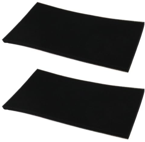 YINETTECH 2 filtri dell'aria in schiuma, 28 x 15 x 1 cm, 60 PPI, per scooter, moto, quad, tosaerba, decespugliatore, motozappa, motosega, carburatore