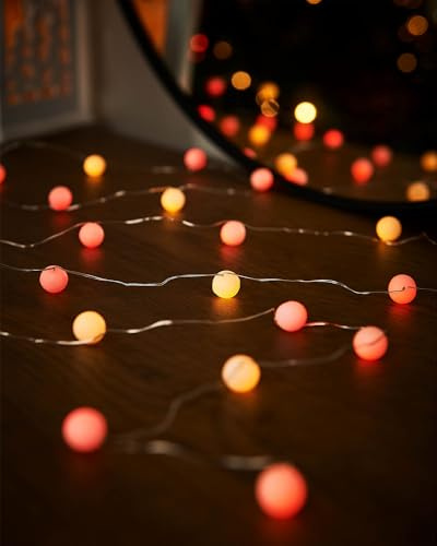 WeRChristmas 80 Pastel Micro LED Berry Lights