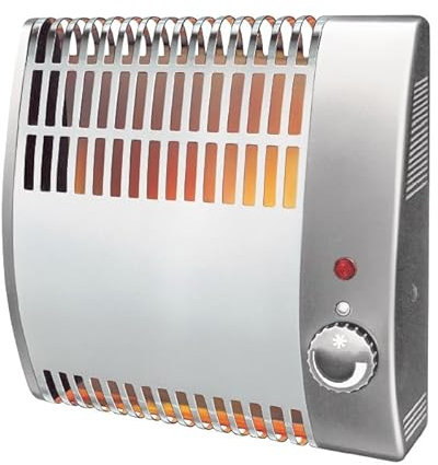 ELICENT | Caldo 500 Termoconvettore a Parete, Riscaldamento Piccoli Ambienti, Potenza 500W, Installazione Fissa a Parete, Termostato Regolabile, Funzione Antigelo