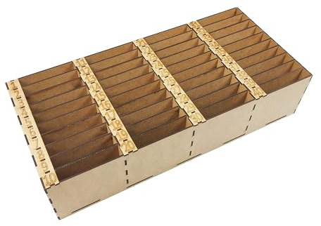 HobbyHold Handy-Aufbewahrungsbox 40 Fächer Klassenzimmer Schule | Handygarage aus Holz für Smartphones - Handyhotel und Handyparkplatz, fertig montiert, ideal für Schulungen und Seminare