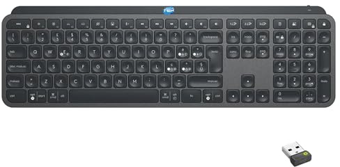 SIMPLETEK - Tastiera Wireless Bluetooth Universale - Senza Fili | Retroilluminata - QWERTY Layout Italiano (ITA) | Batteria Integrata (Ricondizionato)