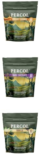 Percol - Assorted Flavoured Ground Coffee Bags, 30 Cups, 30 x 8g Bags