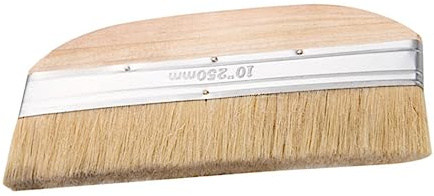 DOITOOL 10-Inch Natural Bristle Paint Brush Wooden Handle Multi-Functional Fitment Tool for Wallpaper Wall Covering and DIY Home Projects
