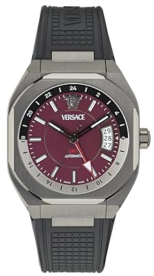 Versace Herren Analog Automatik Armbanduhr V-Contempo GMT