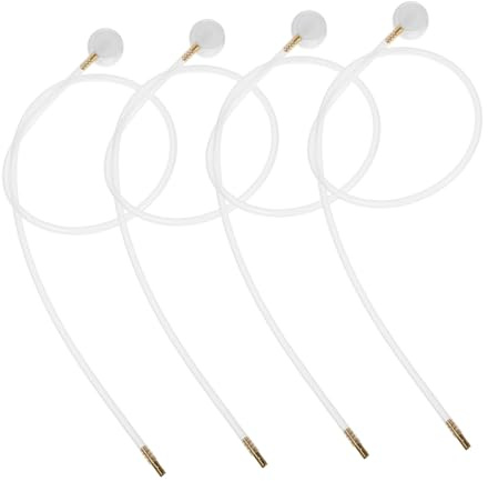 Happyyami 4pcs Sprayer Nozzle Tips with Extension Hose for Car Air Conditioning Cleaner Flexible Nozzle for Easy Spraying Maintenance of Systems Various Vehicles