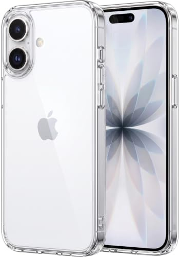 Oprimio Kristallklar Hülle für iPhone 17 [Silikon Hülle] [%100 Durchsichtig] [Deutsche Material] [Ultra Dünn] Klar Handyhülle für Apple iPhone 17