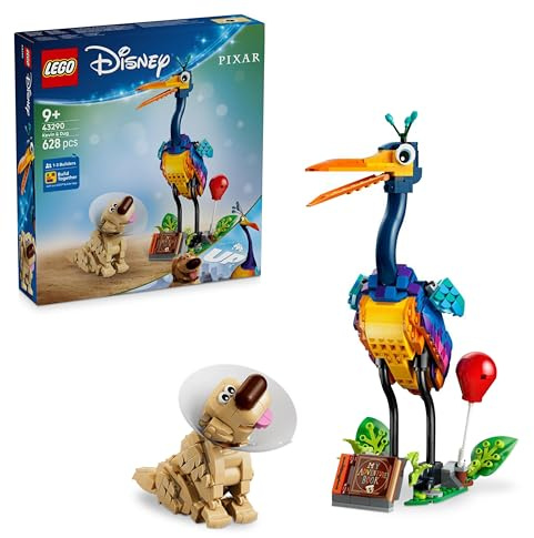 LEGO ǀ Disney and Pixar Kevin und Dug - Spielzeug Golden Retriever Hund & exotischer Vogel - DIY Deko fürs Kinderzimmer - Geburtstagsgeschenk für Mädchen ab 9 Jahren & Fans des Films Oben - 43290