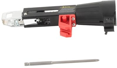 Fockety Perceuse à Clouer Automatique, 3 Pièces pour Menuserie, Adaptateur de Pistolet à Clous à Chaine Automatique, Ensemble de Fixation de Chaine de Perceuse électrique sans Fil,