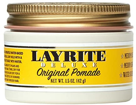 Layrite Originale Pommade 42g | Arrêt Moyen | Soluble Dans L'eau | Brillance Moyenne