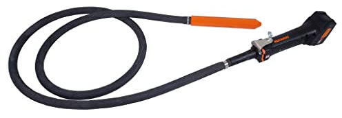 ROKAMAT AKKU Betonrüttler 3000mm - 3m - mit Rüttlerflasche (biegsame Welle und Antriebsmotor) inkl. 2 Akkus 18 V / 5,2 Ah Li-Ion und Ladegerät