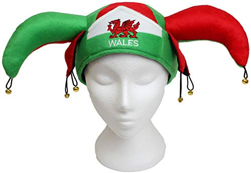The Magic Kingdom Wales Jester Novelty Hat Welsh Stag & Tour