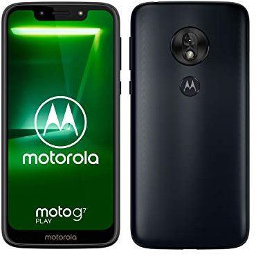 Motorola Moto g7 Play 5.7 Inch Android 9.0 Pie UK Sim-Free Smartphone with 2 GB RAM and 32 GB Storage (Single Sim), Indigo (Renewed)