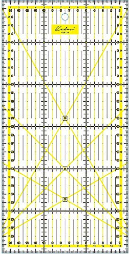 Regla para Patchwork 15x30 centímetros Transparente y milimetrada