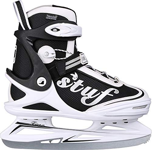 D-Eislaufschuh Stuf Fiona 42 schwarz-Weiss