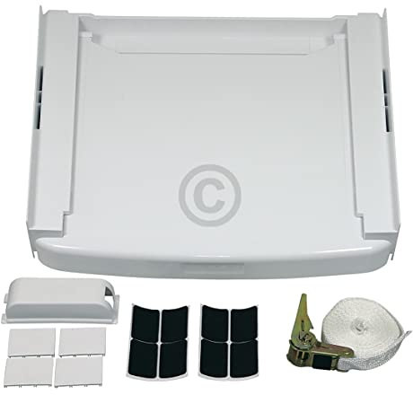 eVendix WWR2847 Telaio Intermedio Compatibile con WPRO 48400008436 SKS101 per Lavatrice e asciugatrice, Plastica