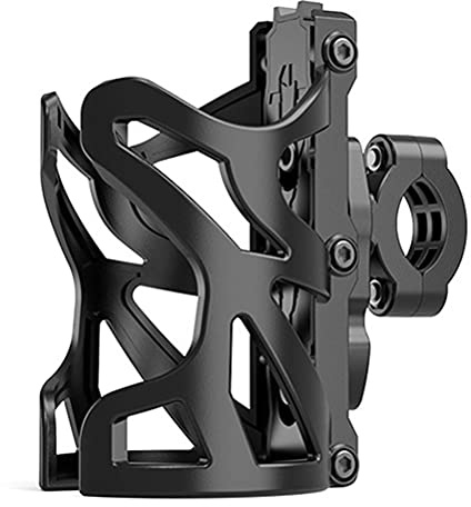 Henoot Bicycle Bottle Holder Mountain Bike Drink Holder Water Cup Holder Lightweight Aluminium Alloy Drink Cage with Screws and Tool for Outdoor Activities Motorcycle, Black