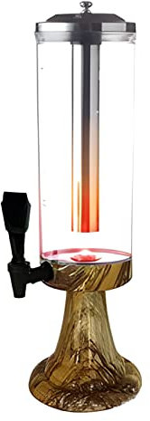 FXNFXLA Spillatore Birra da Casa 3l, Pulizia Facile, con Tubo di Ghiaccio Riutilizzabile in Acciaio Inossidabile Rimovibile E Luci a LED, per Feste, Ristorante, Ktv, Ristorante Barbecue(Color:F)