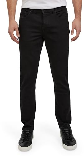 DKNY Jeans for Men - Premium Soft Slim Fit Mens Stretch Jeans Black Rinse