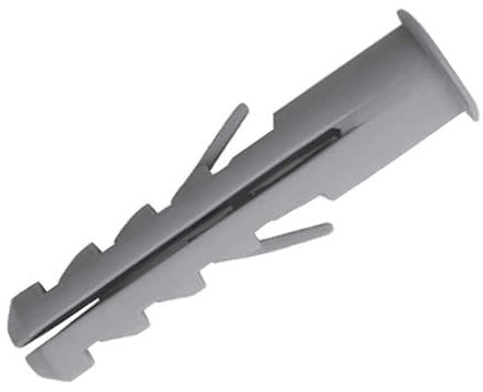 Kippen 9031E1 - Confezione da 50 Tasselli in Nylon con Bordo. Misura 12x45 mm.