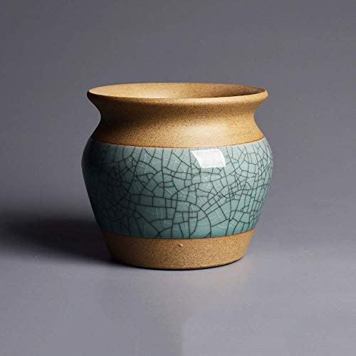 Keramik-Blumentöpfe Breathe Freely Keramik-Pflanzgefäß Zimmerpflanzentöpfe für Sukkulenten-Kakteen Blumentopfbehälter mit Lochzylinder Blumentöpfe für Desktop Home Indoor Dekoration Einfache Gesche