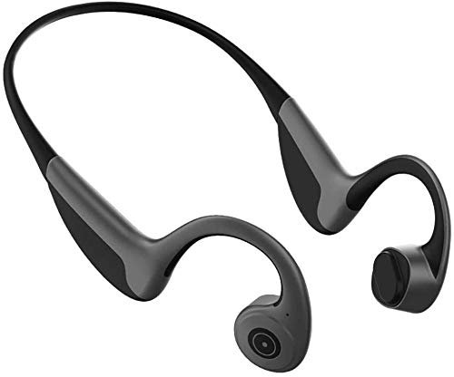 CAFFIA Bone Conduction Headphones, Open Ear Wireless Headphones Bluetooth 5.0 with Mic, Waterproof Ultra-Lightweight Sport Headsets for Jogging Running Driving Cycling