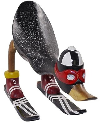 trendforge I Handgefertigte Deko-Enten aus Teakholz I Vielfältige Modelle I Natürliche und hochwertige Holzfiguren für den Innen- und Außenbereich I einzigartiges Geschenk