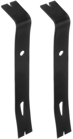 QUARKZMAN Lot de 2 Mini Arrache-Clous à Barre Plate de 7 en Acier CR-V avec Lame Large pour Faire Levier, Gratter et Tirer