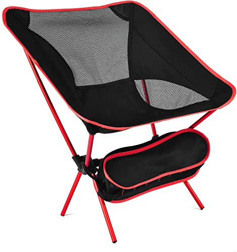 MOBAAK Campingstuhl Klappstuhl Ultraleichter Campingstuhl Mit Handtasche, Tragbarer Hocker, Klappstuhl Für Den Außenbereich, Für Picknick, Wandern, Angeln Strandstuhl Camping Stuhl (Color : D)