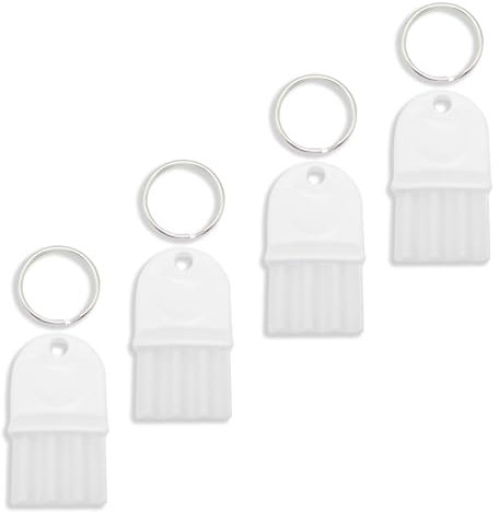 Gadgetime USA Papierhandtuchspender Schlüssel - Toilettenpapier Spender Schlüssel - Universal Ersatz für Papierhandtuch & Toilettenpapierspender - 4 Stück, Weiss/opulenter Garten