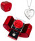 Rosas Eternas, Flores Preservadas, Rosa Eterna Dia De La Madre, Flores Rosa Eterna y Collar, Flor Eterna Natural Preservada, Preserved Red Roses in A Box Regalos Para Esposa, Ella, Mamá, Abuela