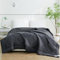 WAVVE Piumino Estivo Letto Matrimoniale 220x240 cm - Piumone Leggero 240x220, Coperta Trapunta Sottile in Microfibra Sintetico, Grigio