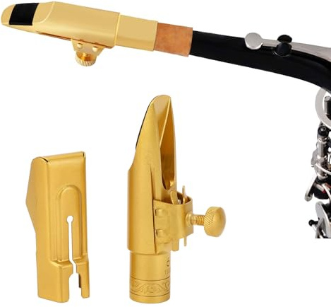 Bocchino per Sassofono Contralto, Bocchino per Sassofono Contralto Mib Coperchio Scorrevole 6C Bocchino per Sassofono di Ricambio per Professionisti e Principianti, Bocchino in