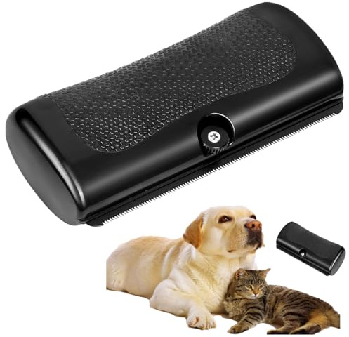 Allein Fellwunder Bürste Hund, Pet Care Brush, Hundebürste für Hunde, Bürste für Hunde Katzen, Deshedding-Brush mit Komfortgriff
