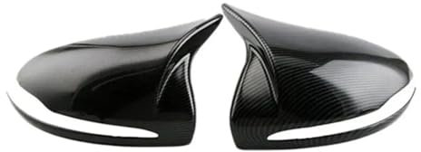 SeitenspiegelAbdeckungen Für Benz E Für GLC S Für C Klasse Für W205 Für W213 Für X253 Für W222 Für W238 LHD Rückspiegel Abdeckung Flügel Kappe Außentür Rückansicht Trim Auto Spiegelkappen(Carbon)