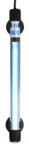 Lampada a luce UV da 13 W sterilizzatore sommergibile per disinfezione dell'acqua per acquario acquario acquario stagno AC220-240V