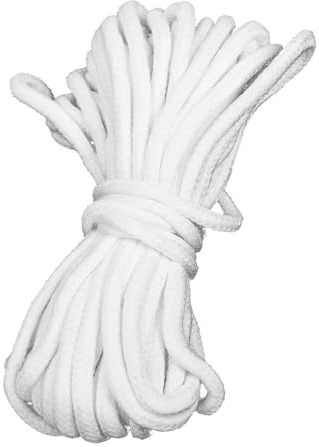 Milisten 1 Rouleau de mèches pour Plantes à arrosage Automatique : Corde en Coton absorbante pour Plantes d'intérieur et d'extérieur, 18,3 m (60 Pieds) et 6,35 mm (1/4 po)