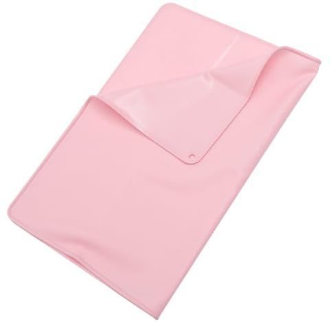 AUTSUPPL Estera de Silicona para Amasar Reutilizable Tapete Multiusos Antideslizante para Repostería y Masa Color Rosa Fácil Limpieza y Uso Doméstico