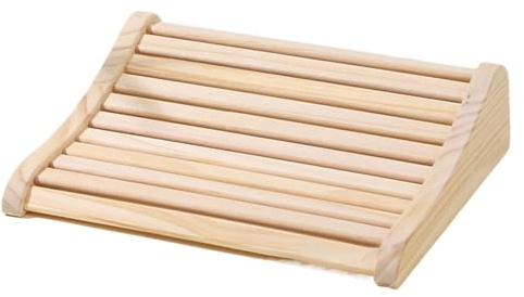 Generico in Legno - Poggiatesta per Sauna, Schienale per Sauna, Supporto Ergonomico per Il Collo con Flusso d'Aria E Base Antiscivolo, Cervicale Cavo per Spa Palestra Rilassamento Personale Med