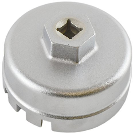 AB Tools 64.5mm 14 Flute Oil Filter Socket Remover Removal Tool for Toyota 3/8 Drive