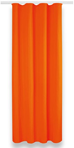 Bestlivings Verdunkelungsgardine mit Universalband in Orange (270x245 cm) - in vielen Farben erh.