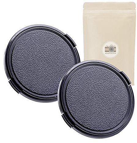 2X 72mm Flache Kappe Objektivdeckel für 72mm Objektiv