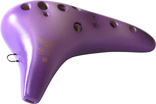 Knight Ocarina Style (Shirabe) Alto C Tone S-ACV Purple Navy Blue (Violet)