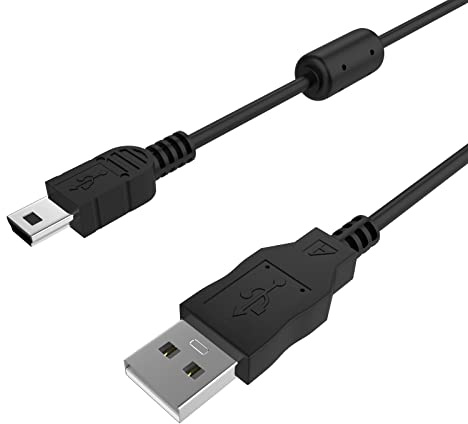 Toxaoii Replacement UC-E4 USB Cable Photo Transfer Cord Compatible with Nikon D610 D7000 D90 D80 D70s D70 D60 D40X D3000 D3100 D100 D200 D300 D1x D1h D2x D2h D2Hs D3 D3s D4 D3X and More(5FT, Black)