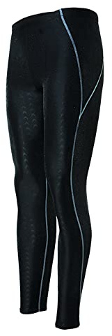 BEACHKINI Badbyxor för män och kvinnor,Unisex Vattentät Snabbtorkande Dykning Surfing Athletic Legging Pants,Justerbara byxor med långa ben,12 Grått,2XL
