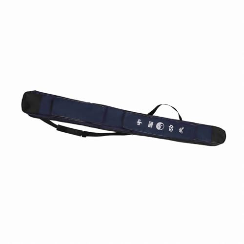 Leapiture Borsa per Spada Samurai con Tracolla - Fodero e Scatola per Il Trasporto - Protezione per Kung Fu, Cosplay, Halloween (Blu)