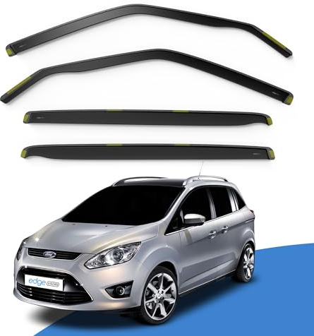EdgeVisors Wind Deflectors for Ford Grand C-Max MK2 5 Door MPV 4pc