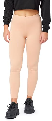Bellivalini Damen Thermo Leggings Gefüttert für Winter Warme Apre Ski BLV50-320 (Hautfarben, S)