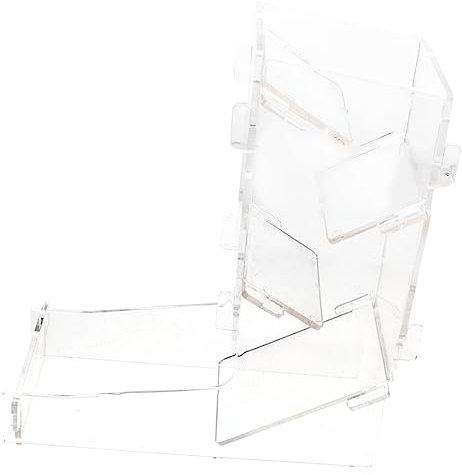 Abaodam Torre Per Dadi Trasparente in Acrilico Distributore Dadi Da Gioco Accessorio Per Giochi Ruolo Da Tavolo Piccola Torre Portatile Per Intrattenimento Al Chiuso