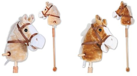 Knorrtoys 40101 - Steckenpferd Sugar & 40103 - Steckenpferd Brauny